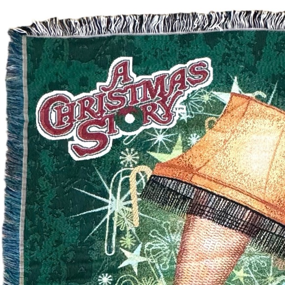 Northwest 2010 Christmas Story “It’s A Major Award” Holiday Lamp Throw Blanket - Picture 2 of 7